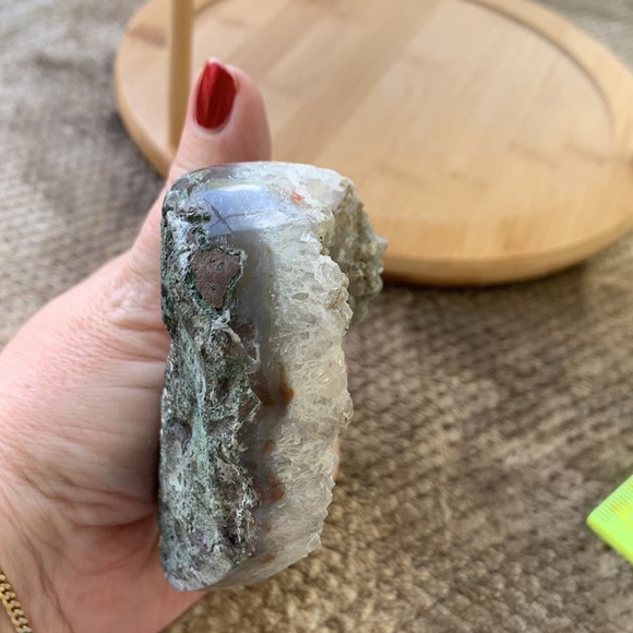 Gorgeous amethyst flower crystal heart - Picture 7 of 7